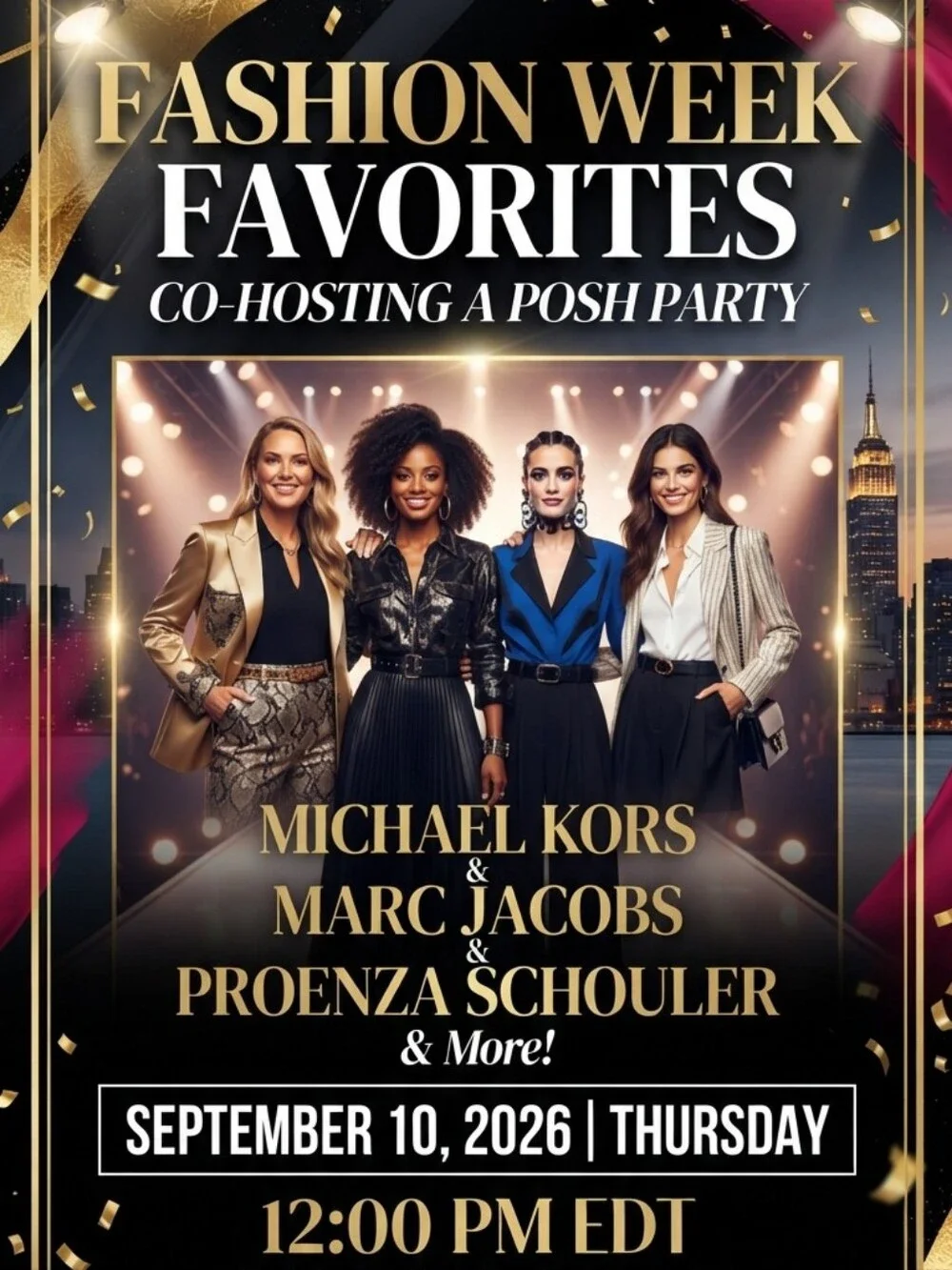 9/10 Co-hosting Fashion Week Favorites Posh Party
